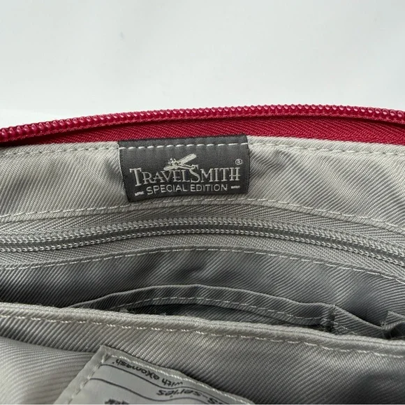 TravelSmith Pacsafe Citysafe RFID Crossbody Bag with Anti-Theft Burgundy - Picture 15 of 16